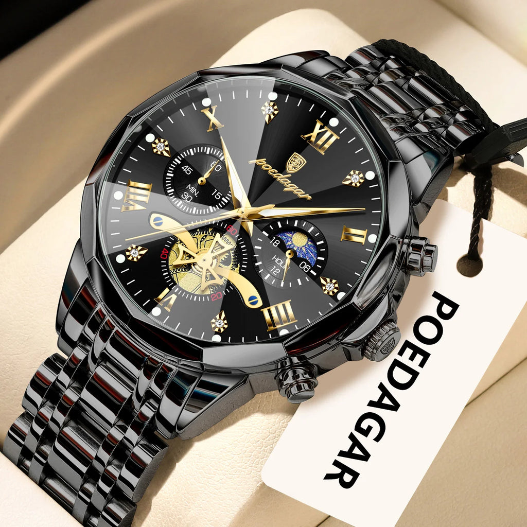 Cronógrafo 938 — Reloj de Cuarzo para Hombre | POEDAGAR