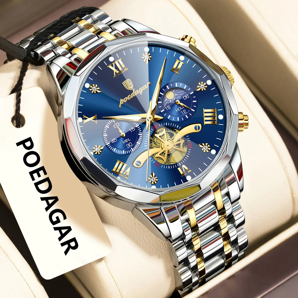 Cronógrafo 938 — Reloj de Cuarzo para Hombre | POEDAGAR