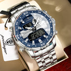 Analógico-Digital Dual Time — Reloj de Cuarzo para Hombre | POEDAGAR