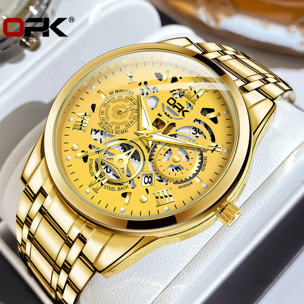 Clásico de Acero — Reloj de Cuarzo para Hombre | OPK
