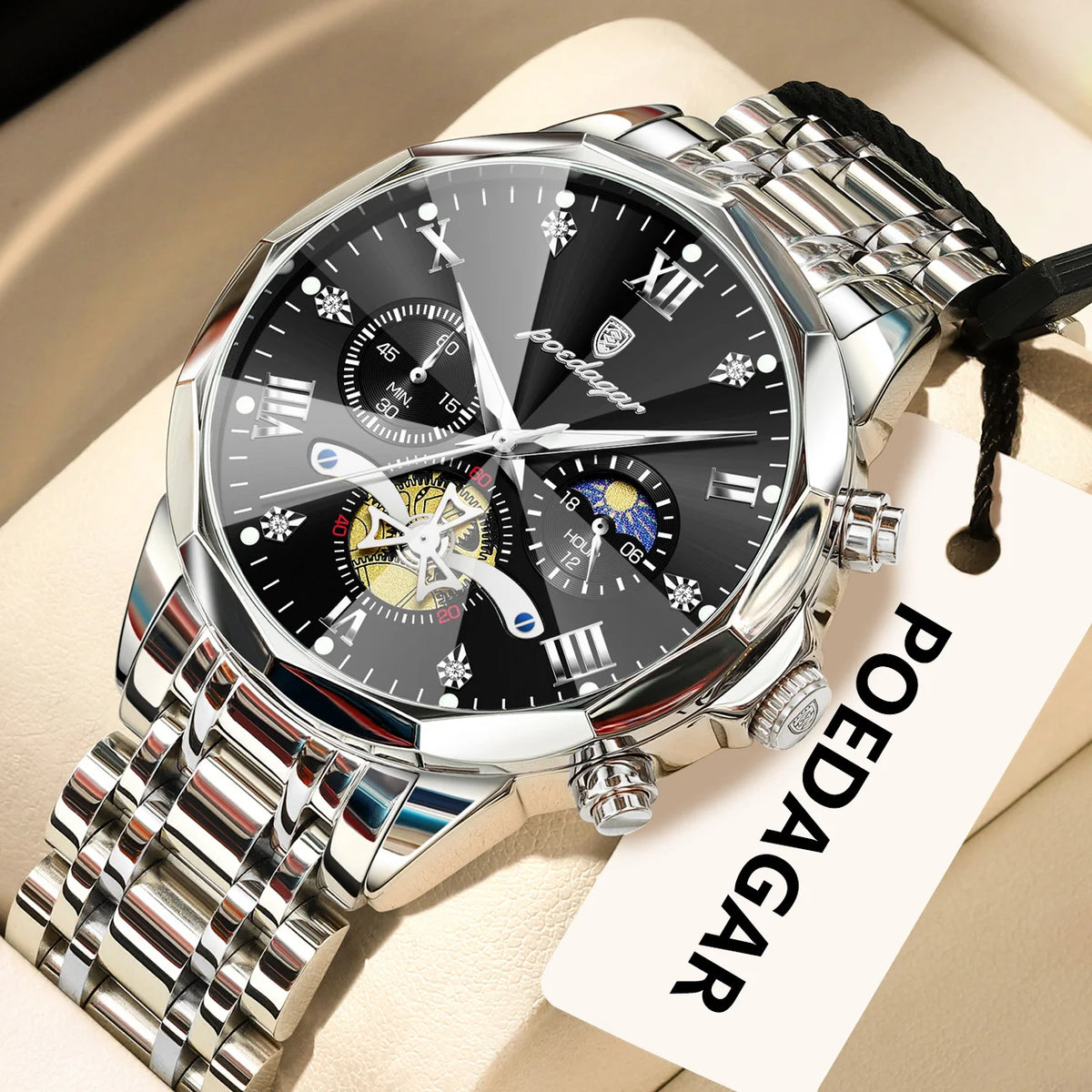Cronógrafo 938 — Reloj de Cuarzo para Hombre | POEDAGAR