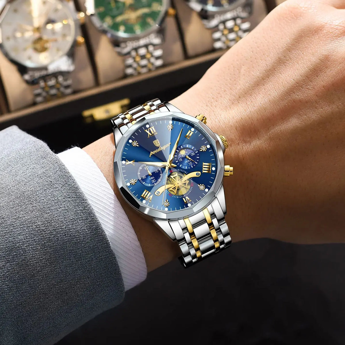 Cronógrafo 938 — Reloj de Cuarzo para Hombre | POEDAGAR