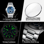 Cronógrafo Business con Fecha — Reloj de Cuarzo para Hombre | POEDAGAR
