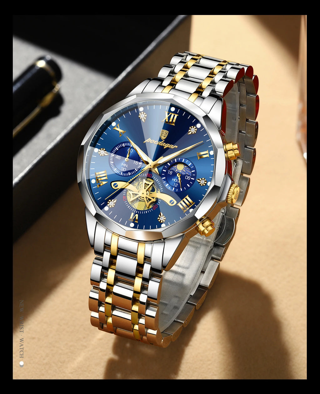 Cronógrafo 938 — Reloj de Cuarzo para Hombre | POEDAGAR