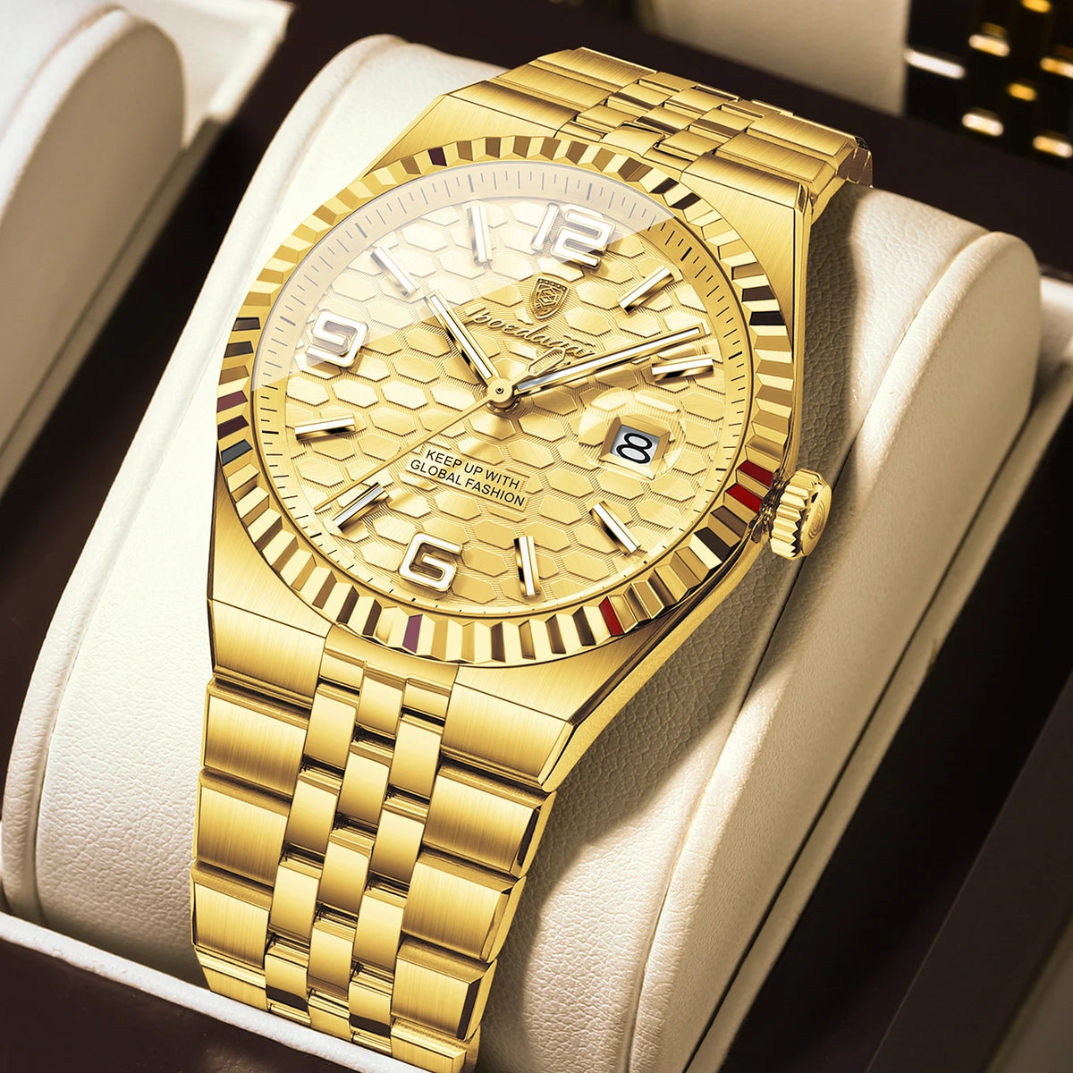 Clásico con Fecha — Reloj de Cuarzo para Hombre | POEDAGAR