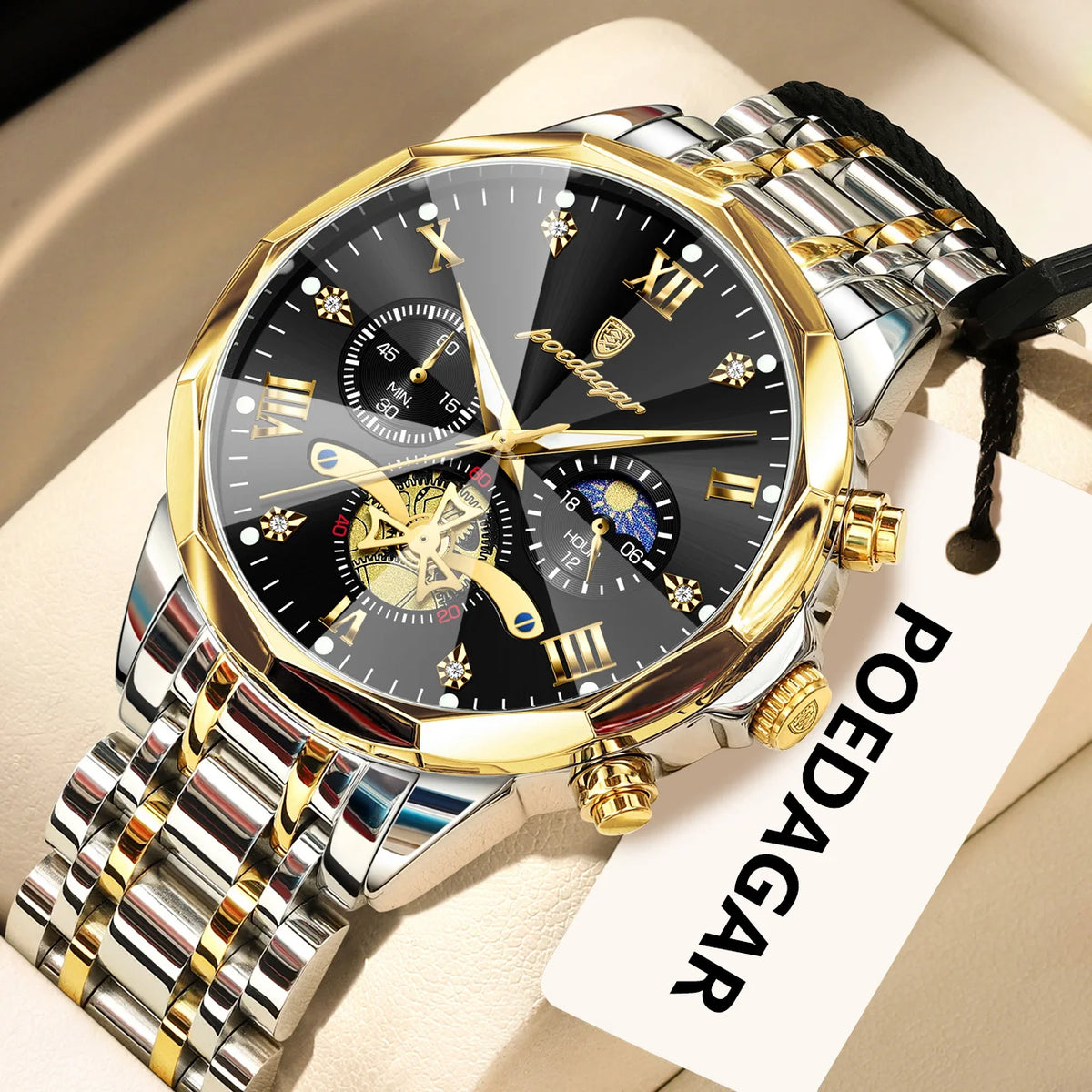 Cronógrafo 938 — Reloj de Cuarzo para Hombre | POEDAGAR