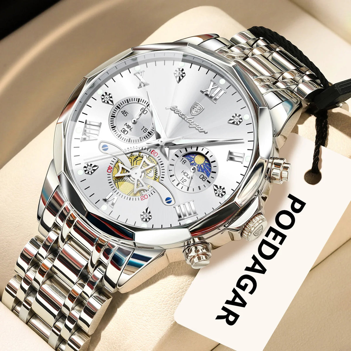 Cronógrafo 938 — Reloj de Cuarzo para Hombre | POEDAGAR