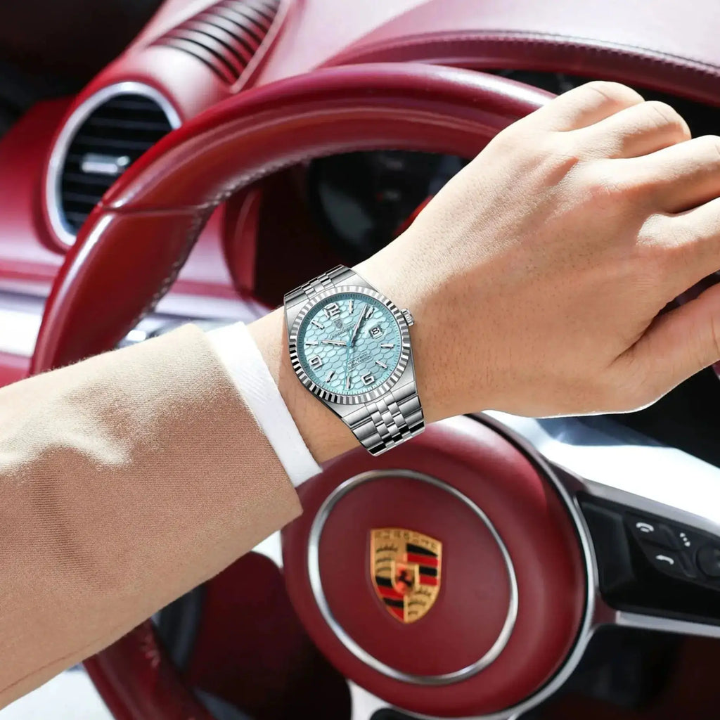 Clásico con Fecha — Reloj de Cuarzo para Hombre | POEDAGAR