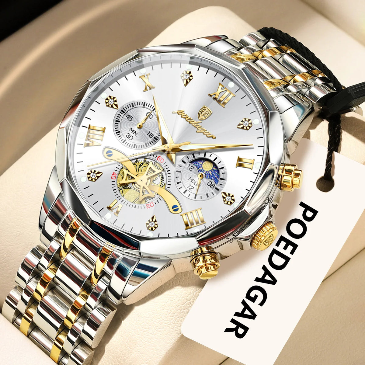 Cronógrafo 938 — Reloj de Cuarzo para Hombre | POEDAGAR
