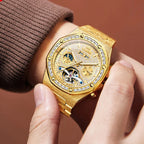 Reloj Mecánico Automático con Tourbillon y Fase Lunar | OLEVS 9805