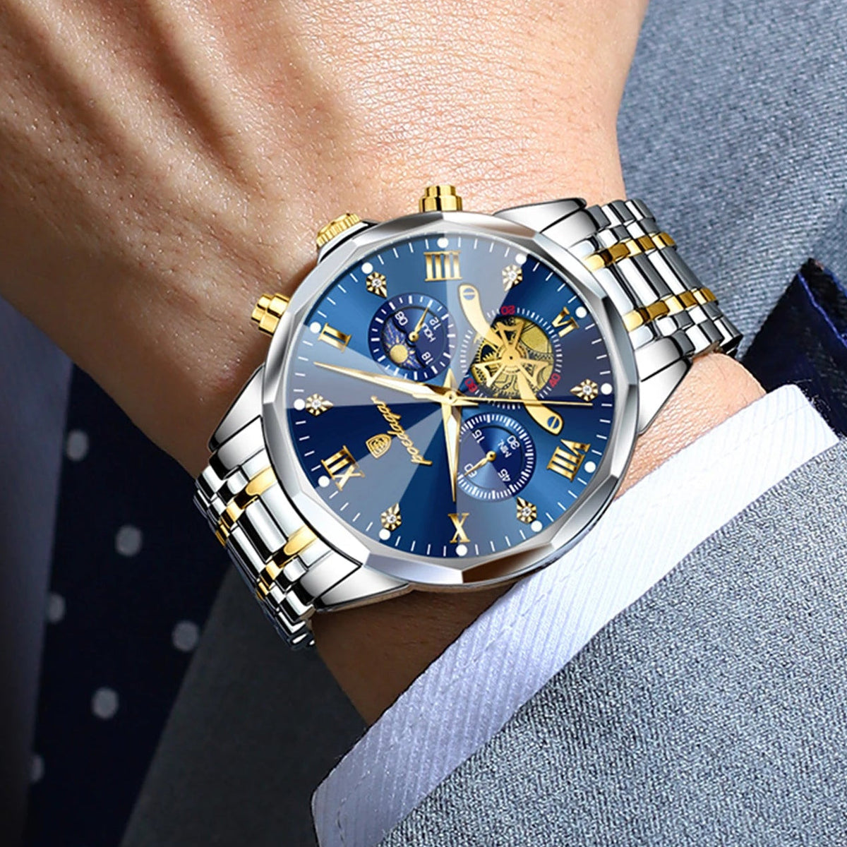Cronógrafo 938 — Reloj de Cuarzo para Hombre | POEDAGAR