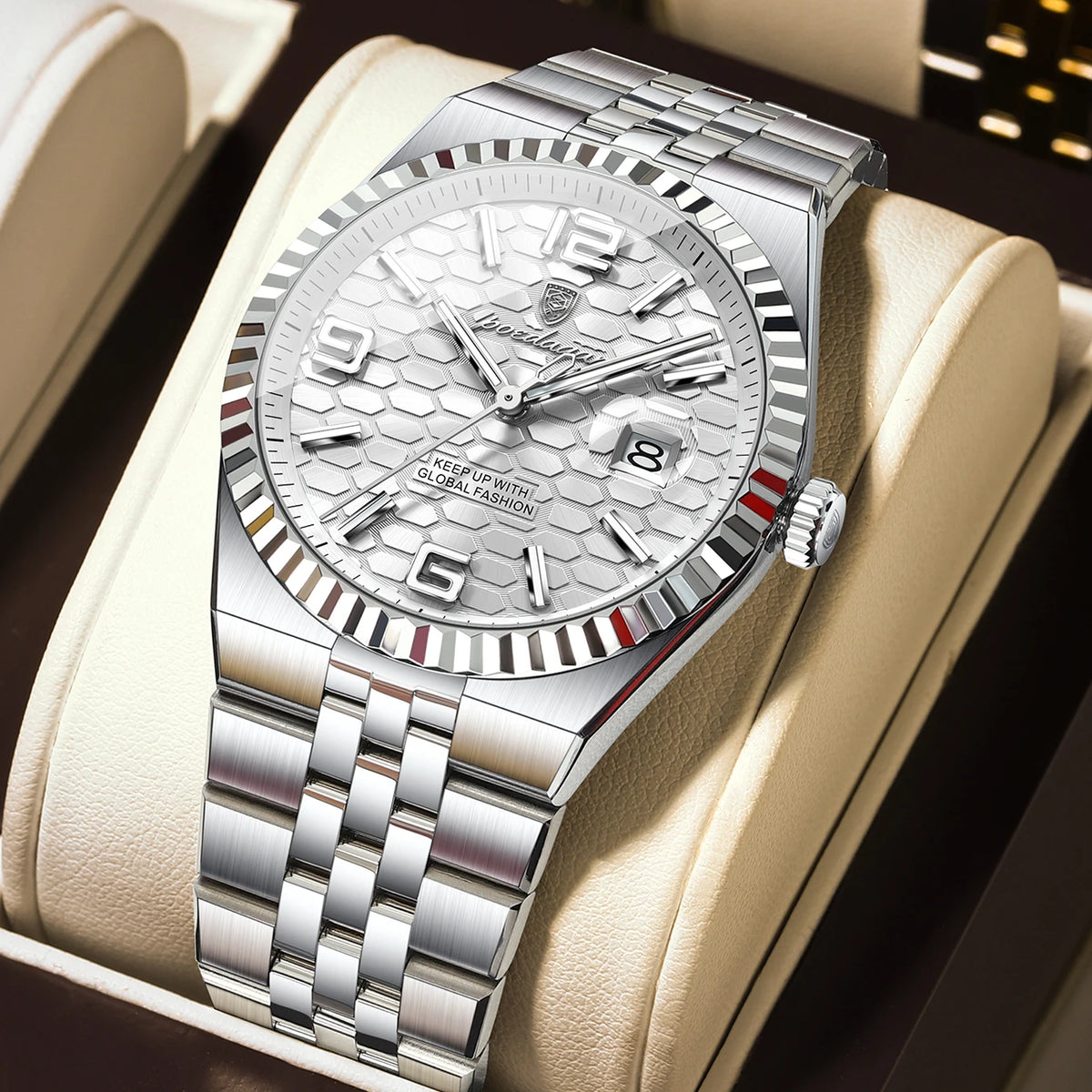 Clásico con Fecha — Reloj de Cuarzo para Hombre | POEDAGAR