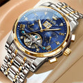 Reloj Mecánico Automático de Acero para Hombre | OLEVS 9910