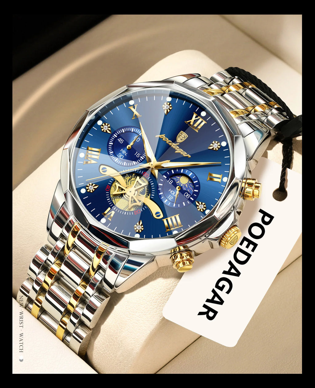 Cronógrafo 938 — Reloj de Cuarzo para Hombre | POEDAGAR