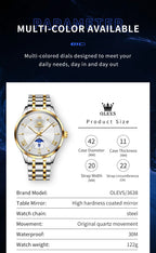 Día y Fecha — Reloj de Cuarzo para Hombre | OLEVS