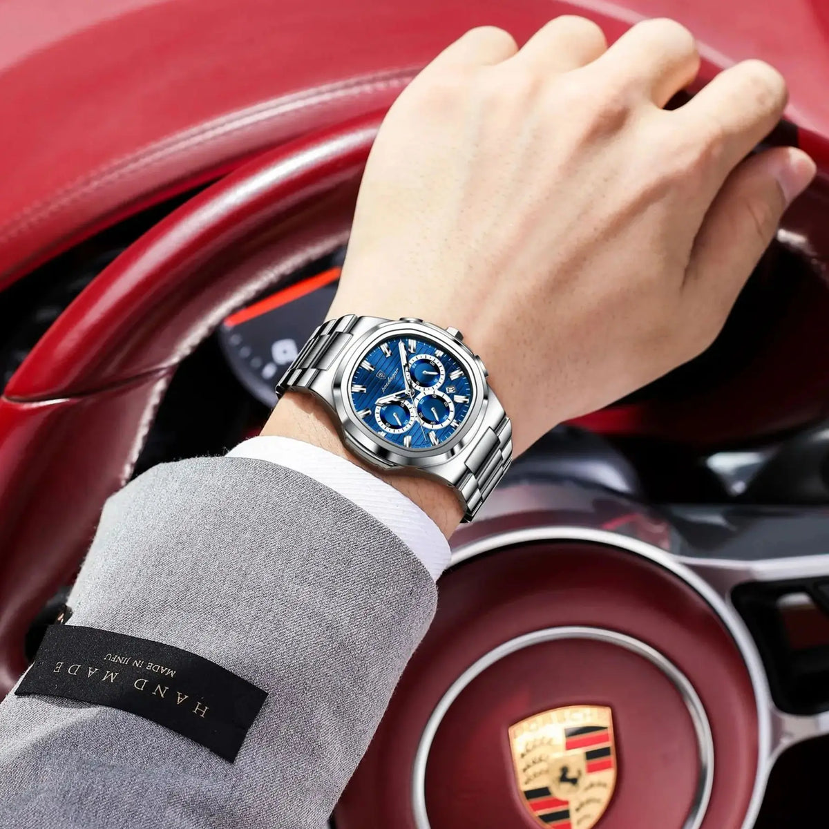 Cronógrafo Business con Fecha — Reloj de Cuarzo para Hombre | POEDAGAR