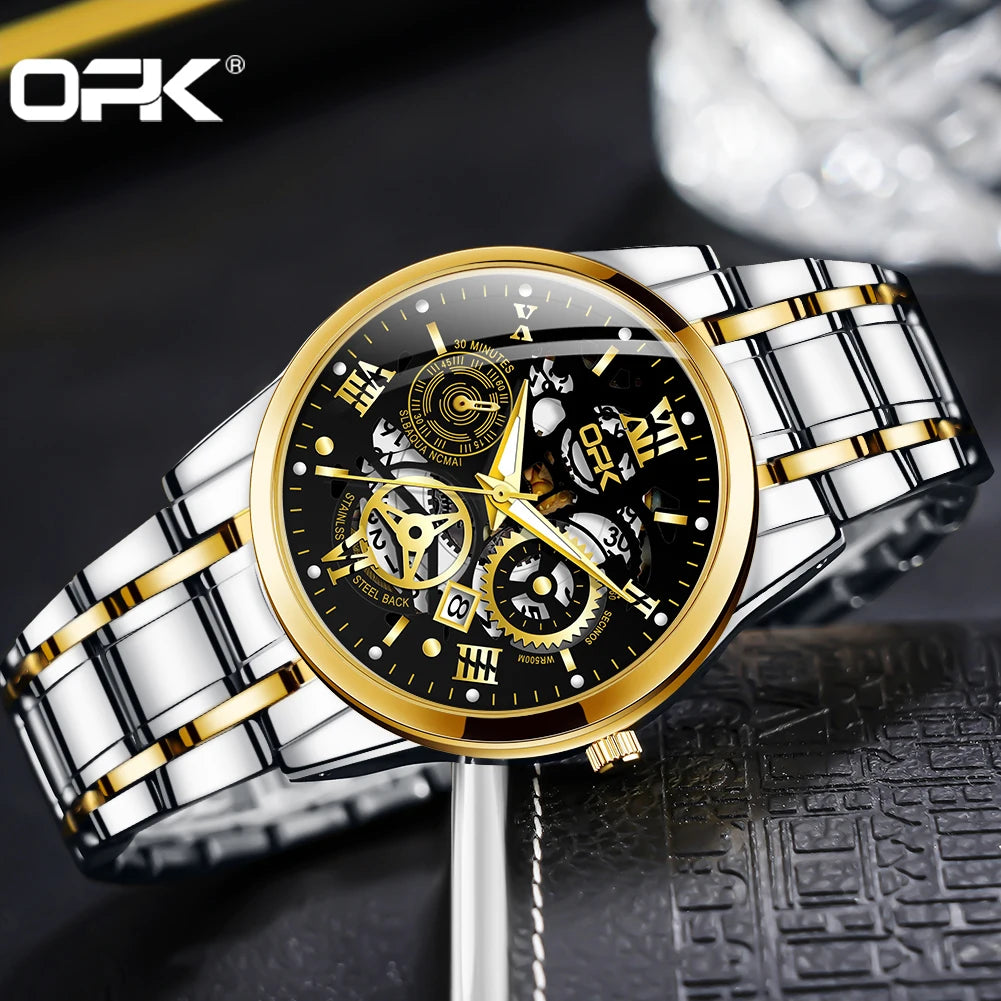 Clásico de Acero — Reloj de Cuarzo para Hombre | OPK