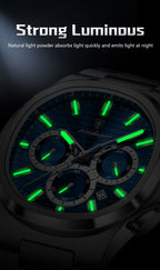 Cronógrafo Business con Fecha — Reloj de Cuarzo para Hombre | POEDAGAR