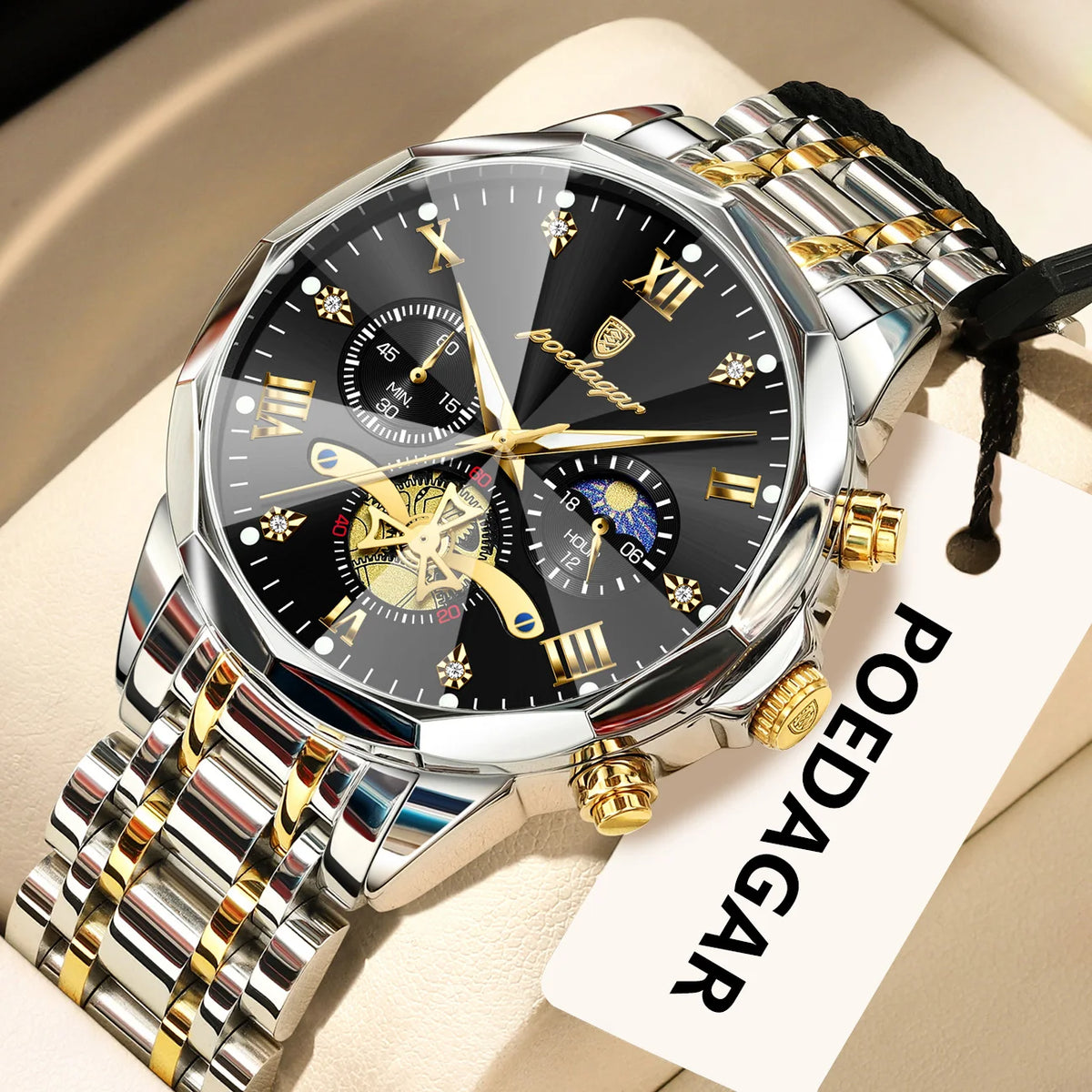 Cronógrafo 938 — Reloj de Cuarzo para Hombre | POEDAGAR