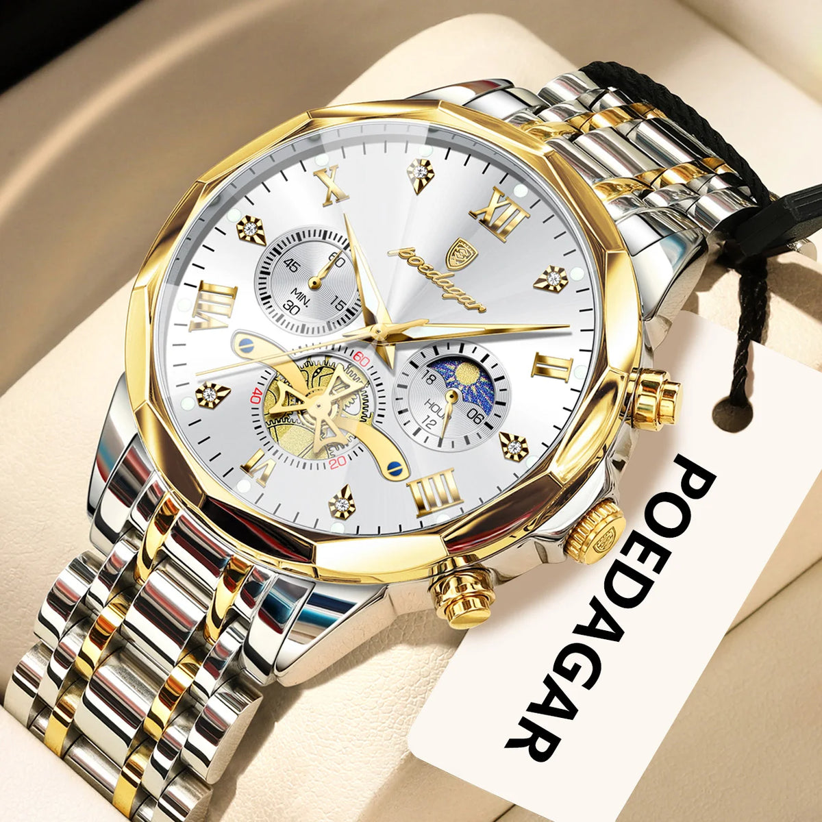 Cronógrafo 938 — Reloj de Cuarzo para Hombre | POEDAGAR
