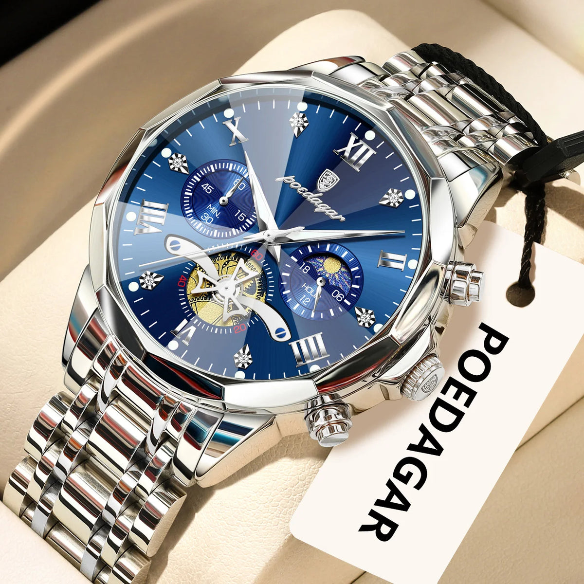 Cronógrafo 938 — Reloj de Cuarzo para Hombre | POEDAGAR