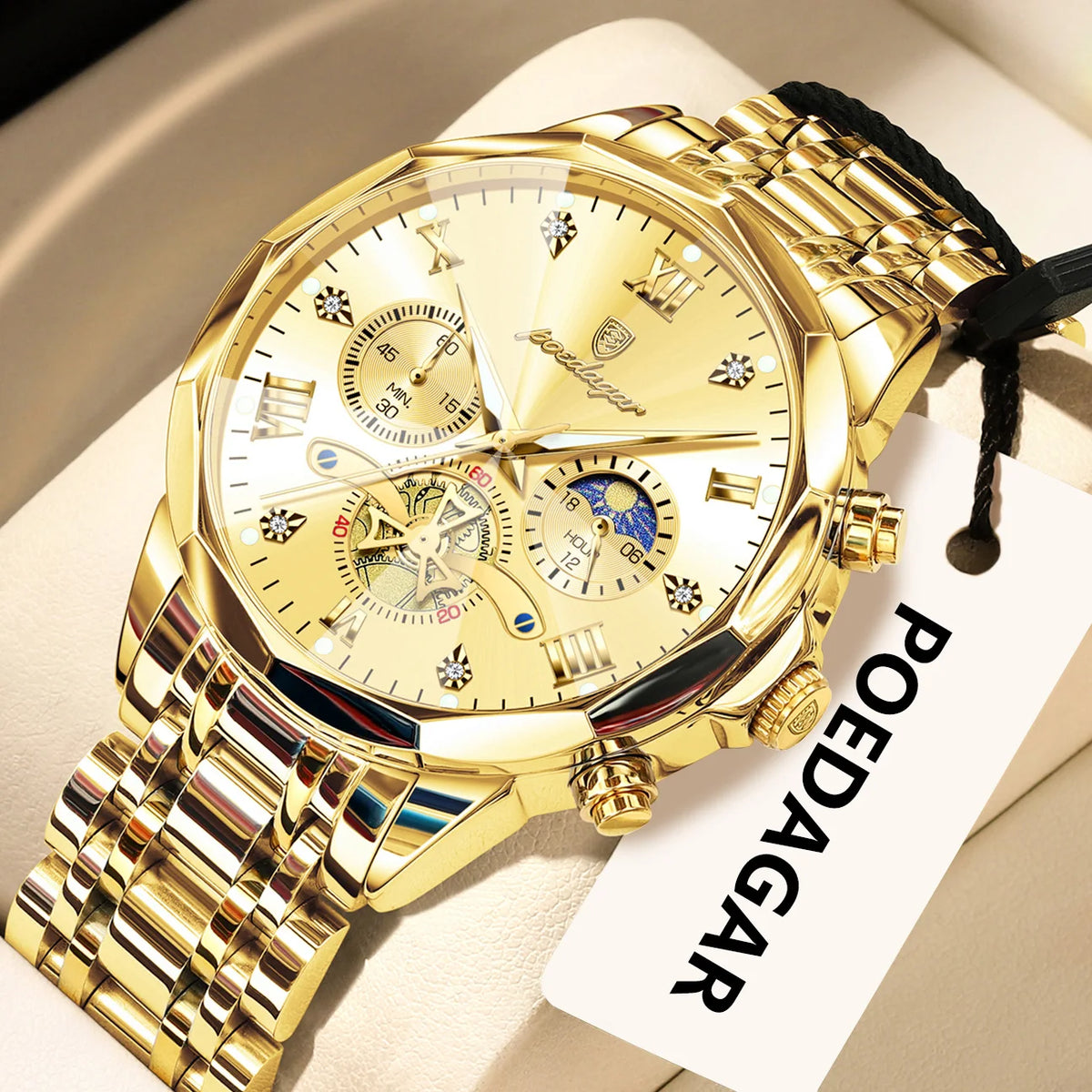 Cronógrafo 938 — Reloj de Cuarzo para Hombre | POEDAGAR