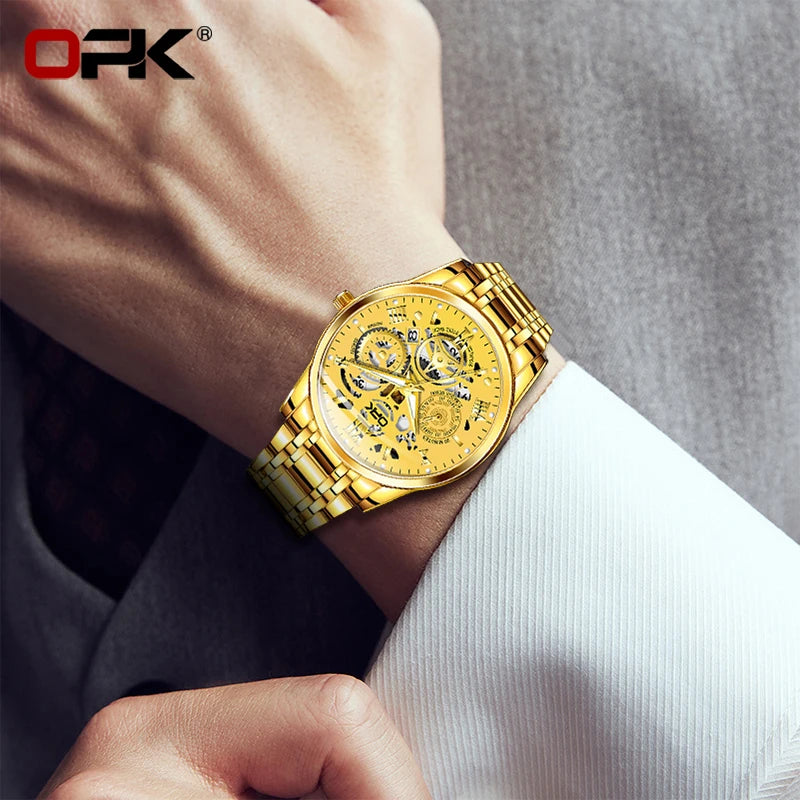 Clásico de Acero — Reloj de Cuarzo para Hombre | OPK