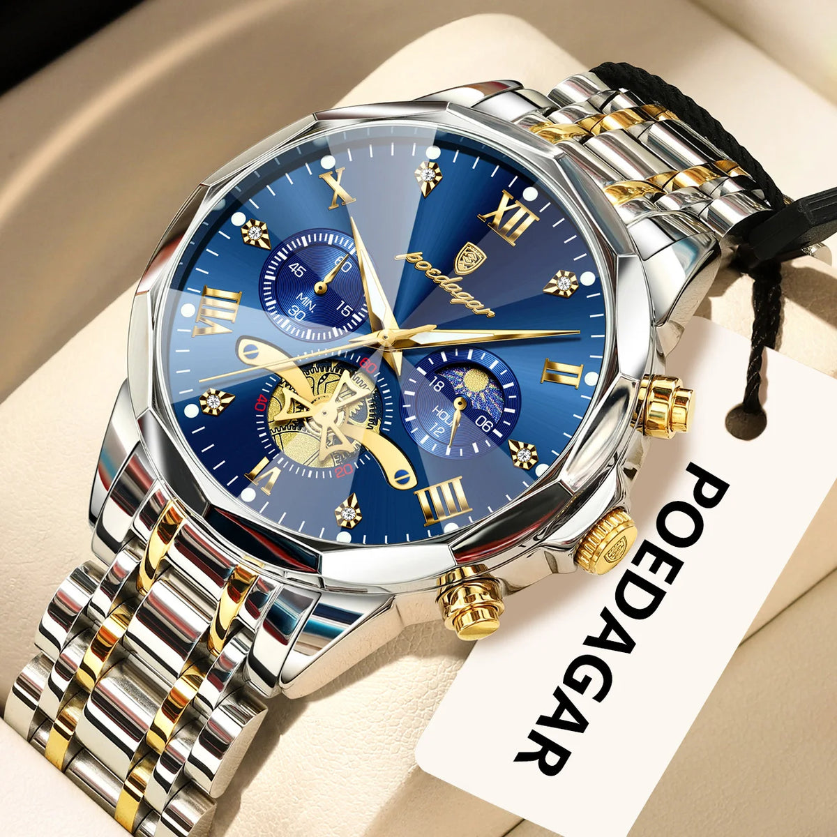 Cronógrafo 938 — Reloj de Cuarzo para Hombre | POEDAGAR