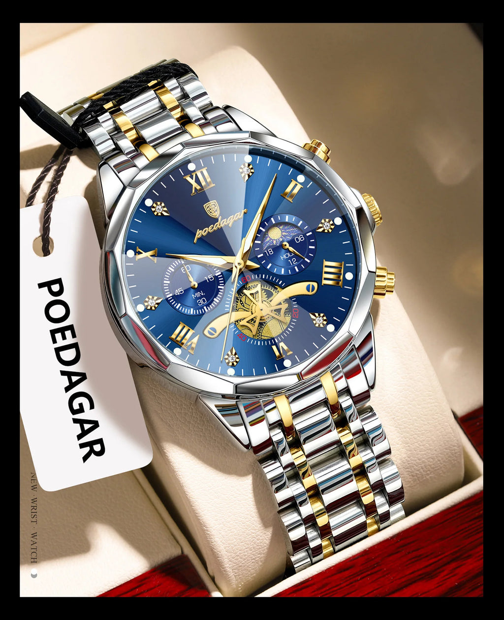 Cronógrafo 938 — Reloj de Cuarzo para Hombre | POEDAGAR