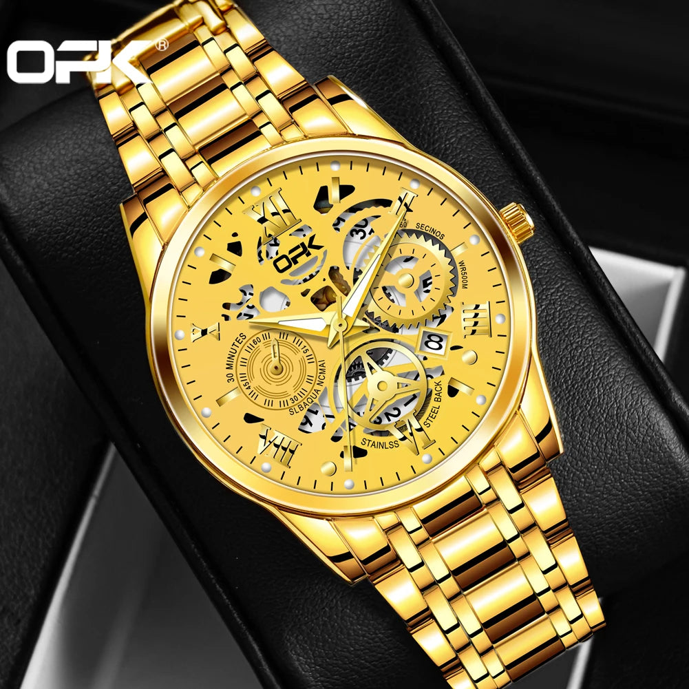Clásico de Acero — Reloj de Cuarzo para Hombre | OPK