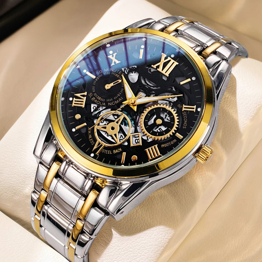 Clásico de Acero — Reloj de Cuarzo para Hombre | OPK