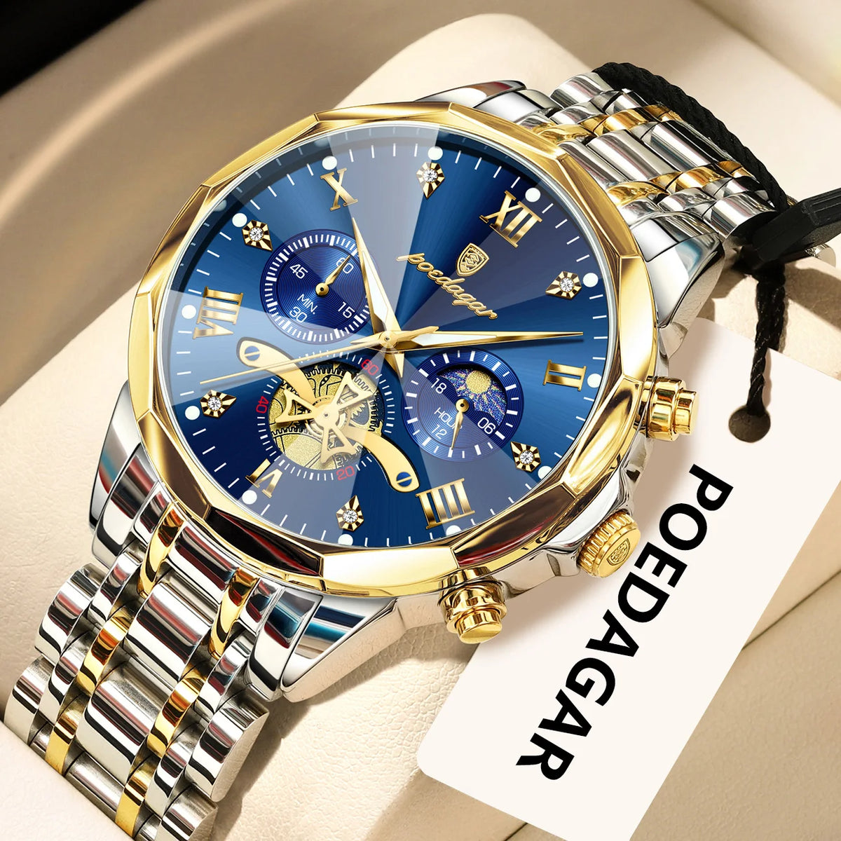 Cronógrafo 938 — Reloj de Cuarzo para Hombre | POEDAGAR