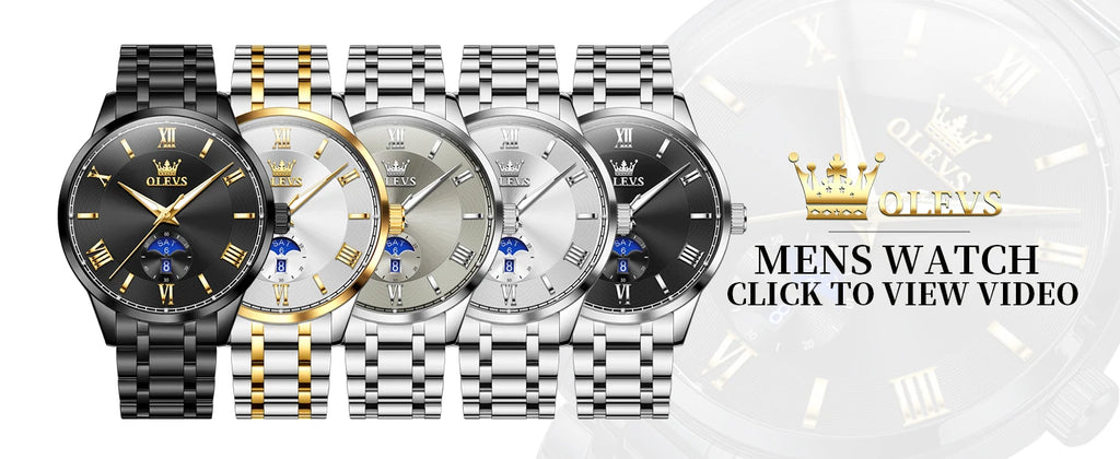 Día y Fecha — Reloj de Cuarzo para Hombre | OLEVS