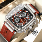 Cronógrafo Deportivo Cuadrado — Reloj de Cuarzo para Hombre | POEDAGAR